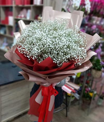 Букет цветов из: Гипсофила в Оконешниково
